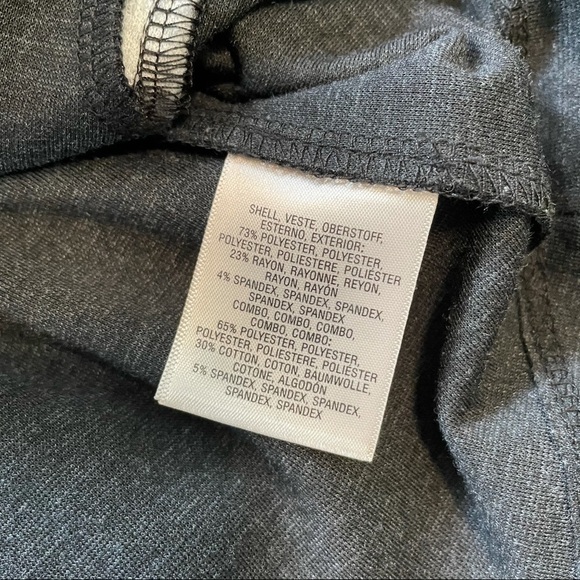 ANTHROPOLOGIE Pure + Good Tara Zip Up Grey Hooded Sweater small - Picture 7 of 7